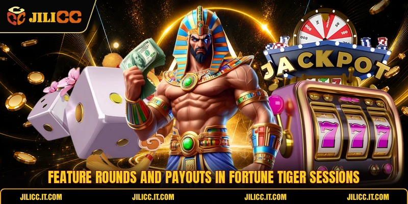 Feature rounds and payouts in Fortune Tiger sessions