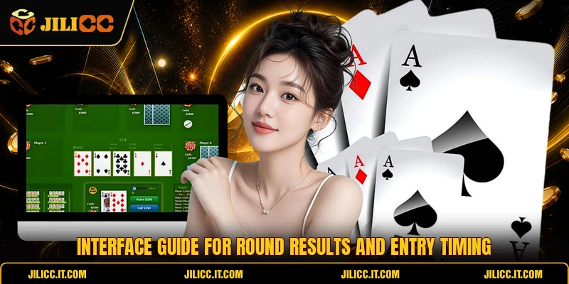 Interface guide for round results and entry timing