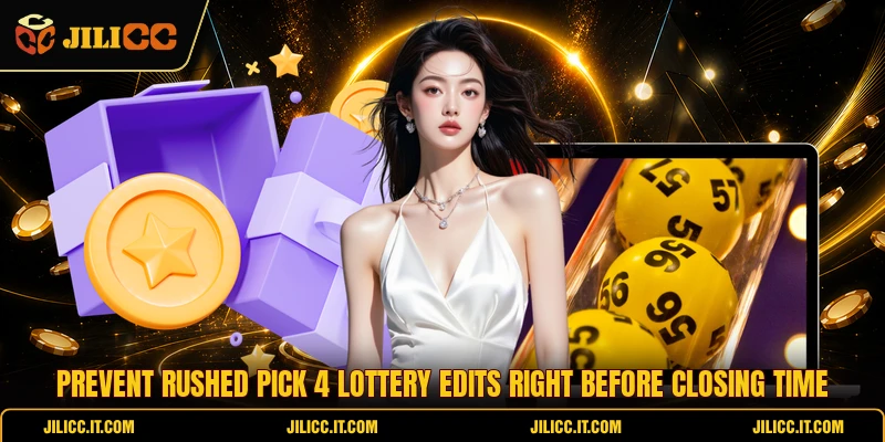 Prevent rushed Pick 4 Lottery edits right before closing time 