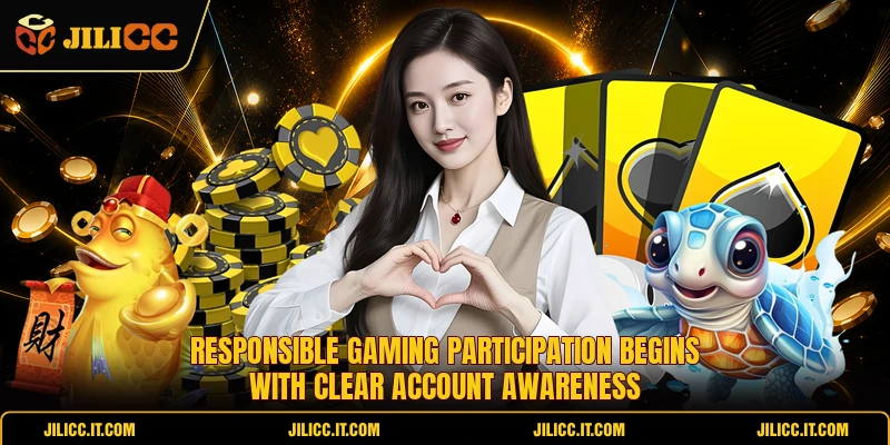 Responsible gaming participation begins with clear account awareness