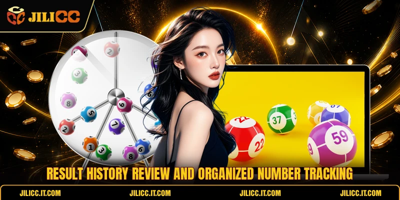 Result history review and organized number tracking