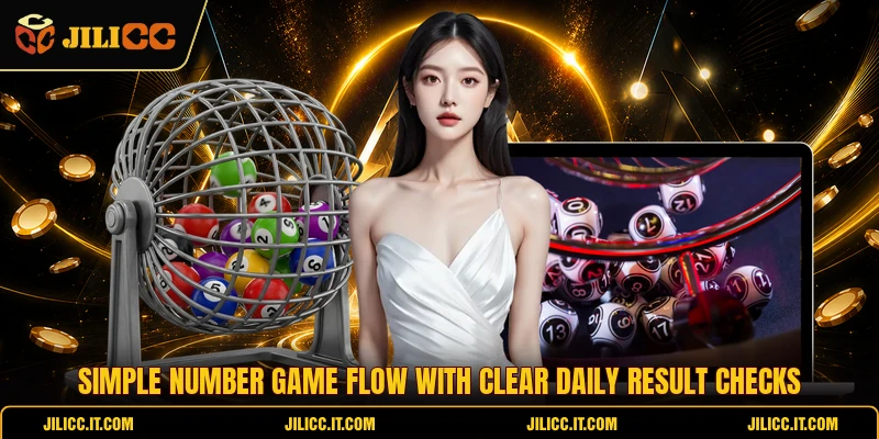 Simple number game flow with clear daily result checks