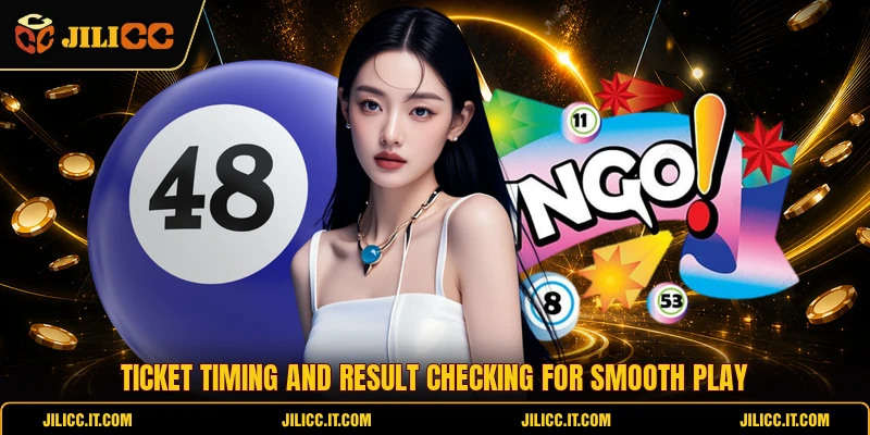 Ticket timing and result checking for smooth play